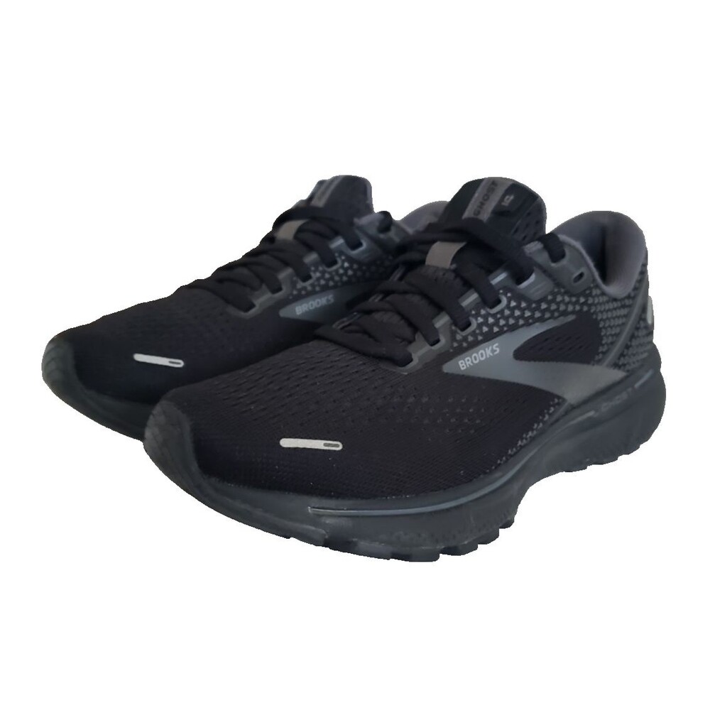 Brooks Ghost 14 Running Shoes Women Sz 6.5B Black Mesh Comfort Cushion Sneakers